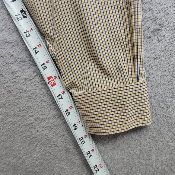 Brooks Brothers Shirt Mens 16 - 34 Madison Check Non Iron Supima Cotton Stretch - Picture 8 of 10